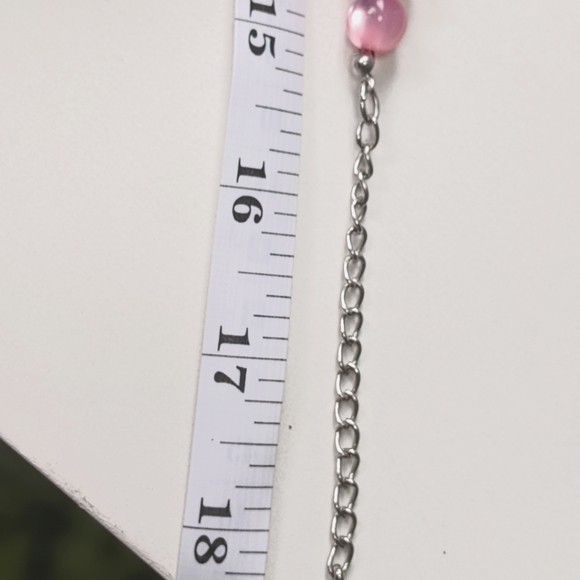 Pink Bead Necklace - Picture 4 of 4